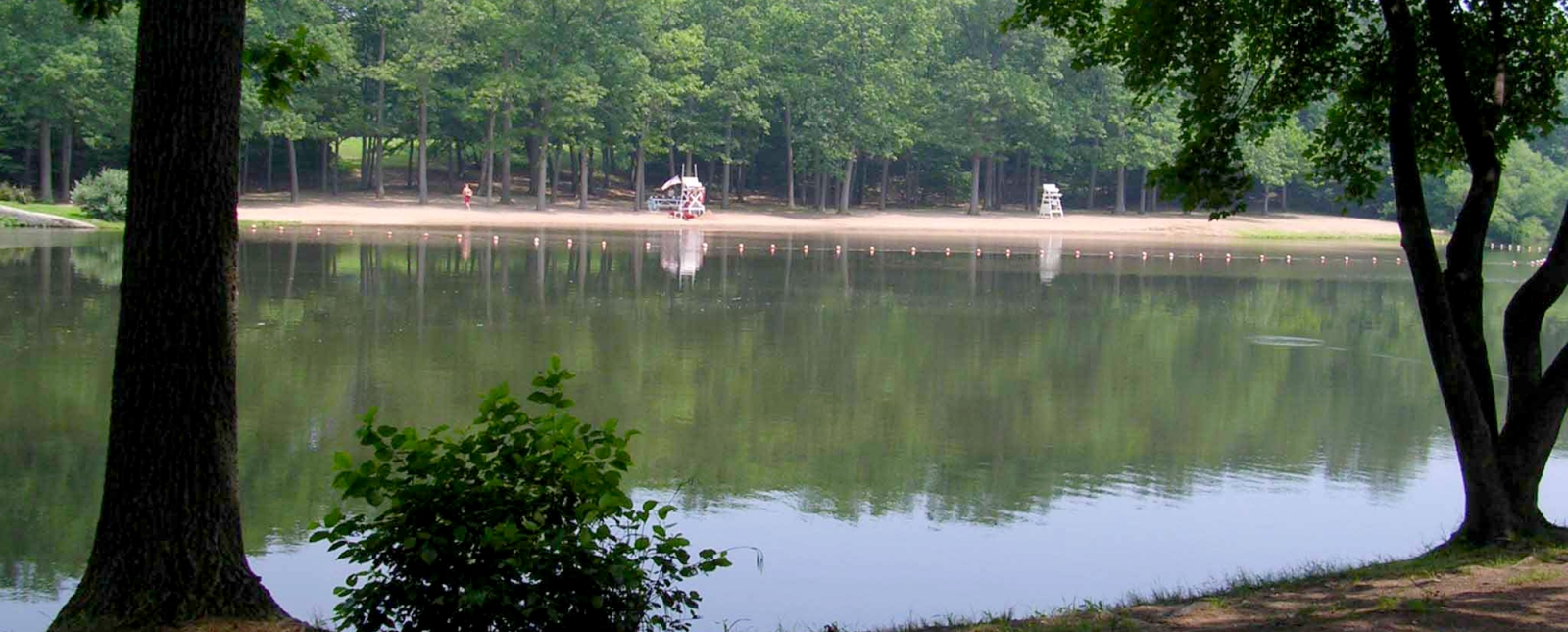 Waterfront shot of Wharton Brook 