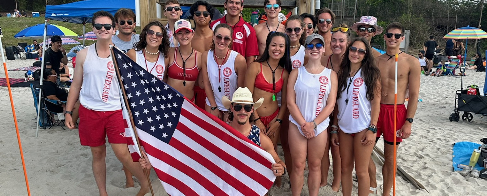 Rocky Neck Lifeguards on the 4th of July 