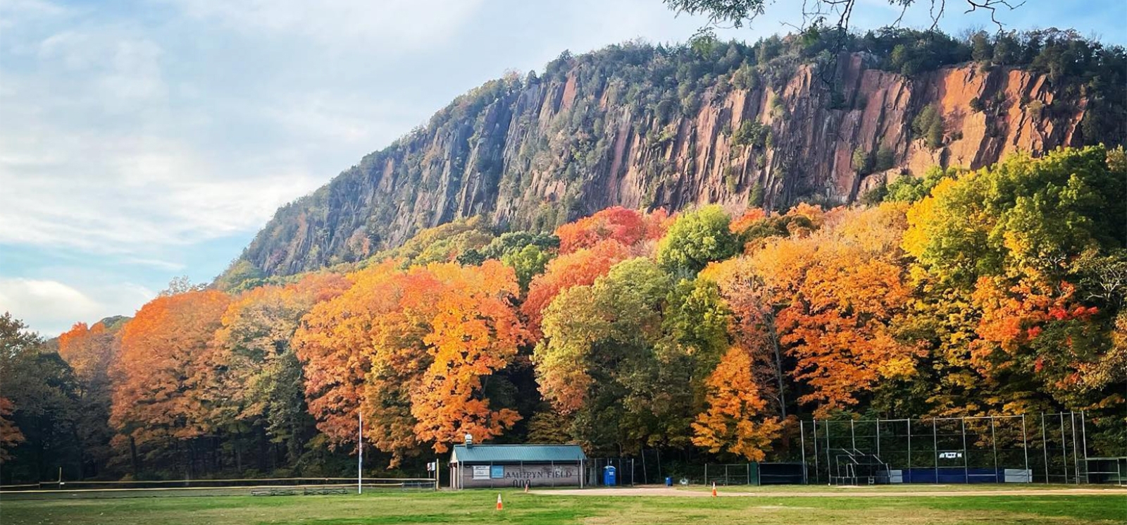 West Rock in distance (Instagram@manasisubramaniam)