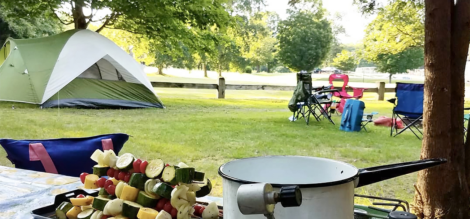 Camping with sales pool near me