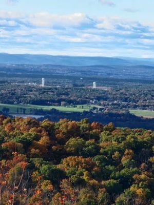 view from top of mountain at Shenipsit State Forest 