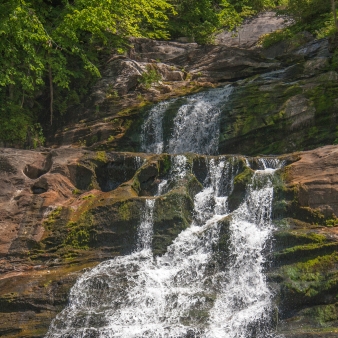 Waterfall at Kent Falls