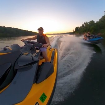 People riding jetski in the water (Instagram@rgaeta2)