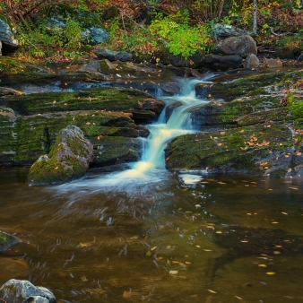 Kent Falls waterfall pool