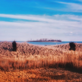 Escena de verano con vistas a la isla de Sherwood (Instagram@sbgvr)