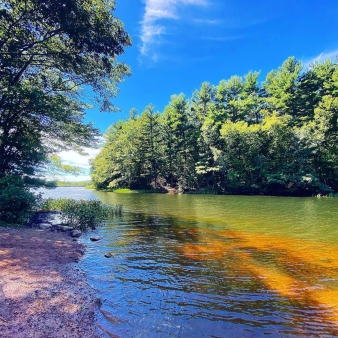 View of Lake Wintergreen (Instagram@ilovemoo)