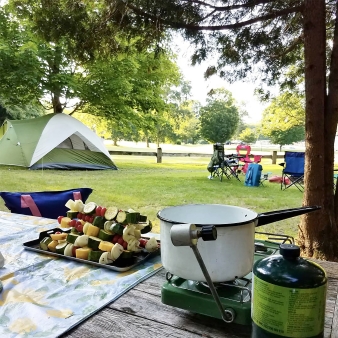 Campground at Mashamoquet (Instagram@junefirst_in_massachusetts)