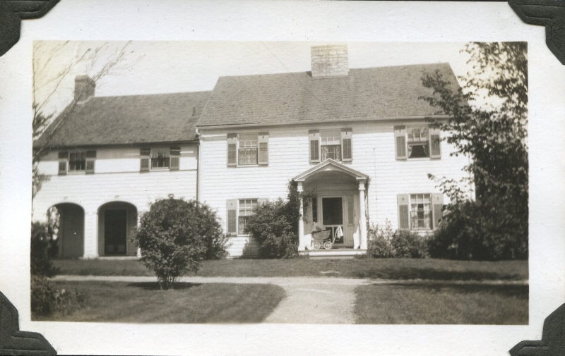 Black and white photo from the 1920's of Mr. Goodwin's home