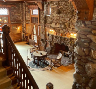 Interior shot of Gillette Castle (Instagram@yeager4418)